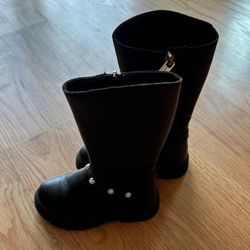 Marc Fisher Black Kids Rain & Snow Boots